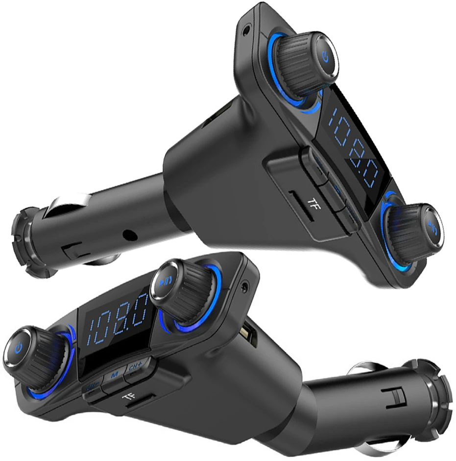 Transmiter FM siųstuvas „Bluetooth 5.0“ USB daugiafunkcis 8in1 -e666