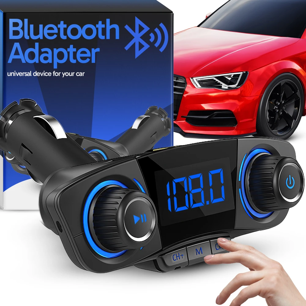 Transmiter FM siųstuvas „Bluetooth 5.0“ USB daugiafunkcis 8in1 -e666