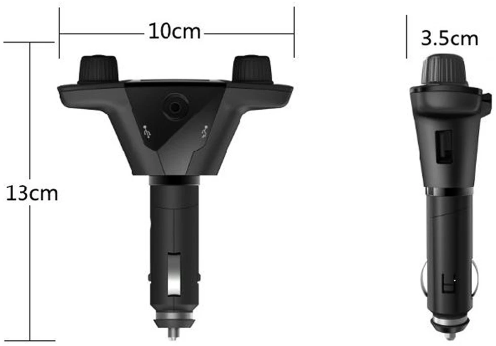 Transmiter FM siųstuvas „Bluetooth 5.0“ USB daugiafunkcis 8in1 -e666