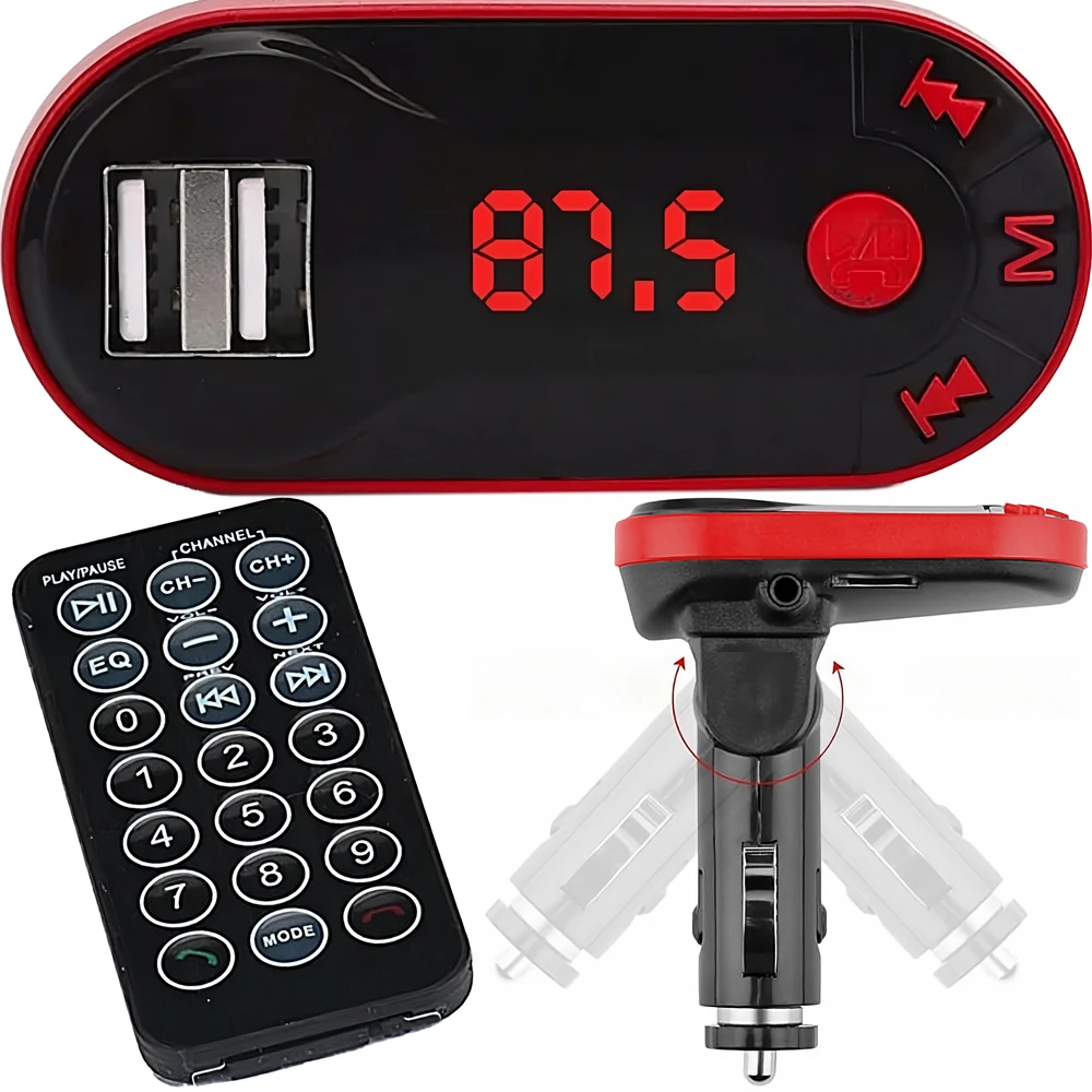 Transmiter Automobilinis FM Bluetooth siųstuvas CarWave
