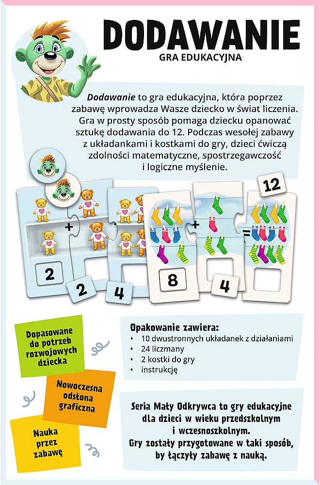 Trefl Edukacinė dėlionė „Mažasis atradėjas“
