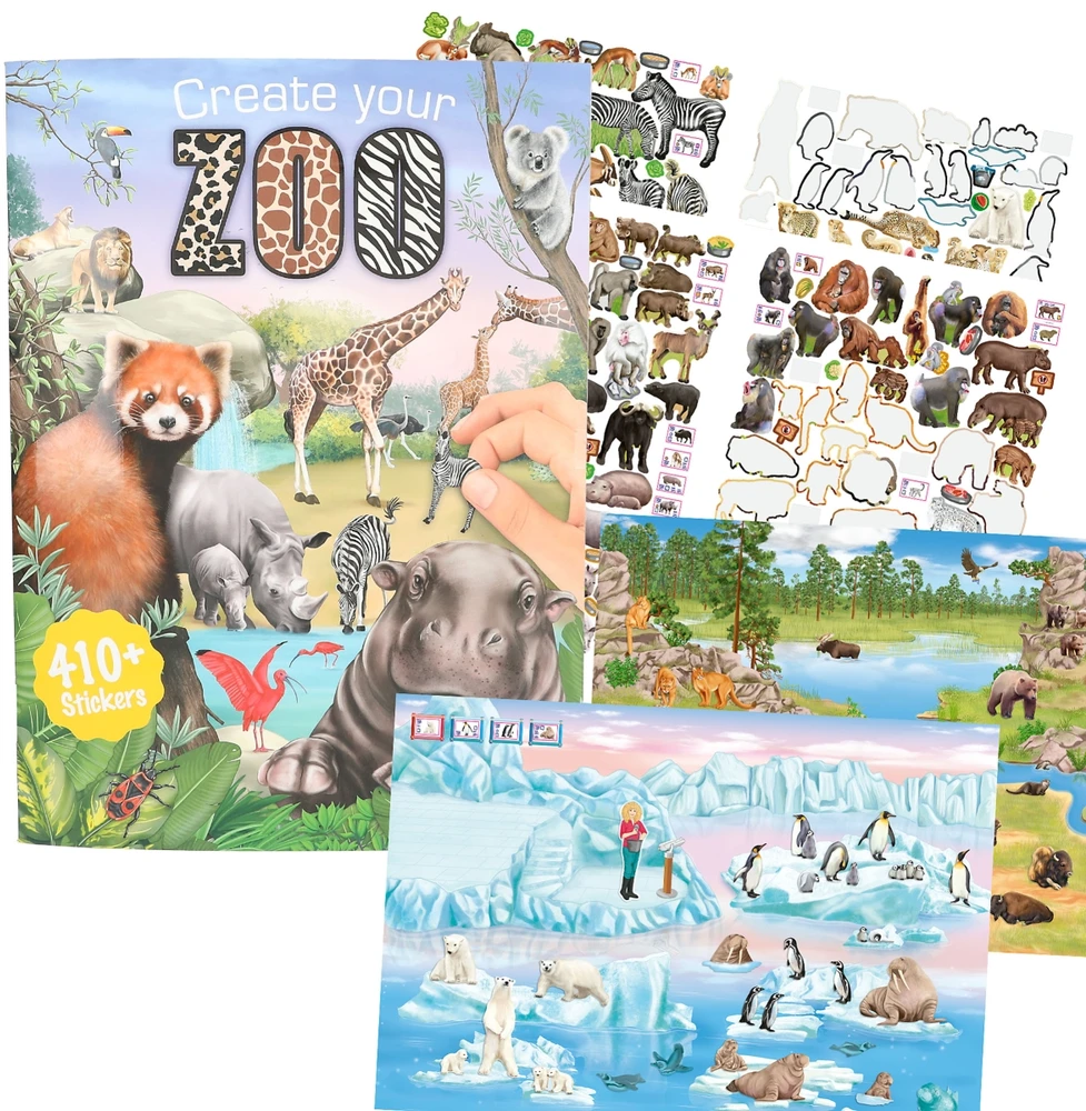 TREND Spalvinimo knygutė "Create your ZOO" 2025