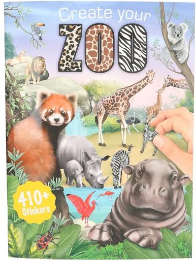 TREND Spalvinimo knygutė "Create your ZOO" 2025