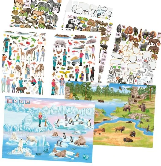 TREND Spalvinimo knygutė "Create your ZOO" 2025