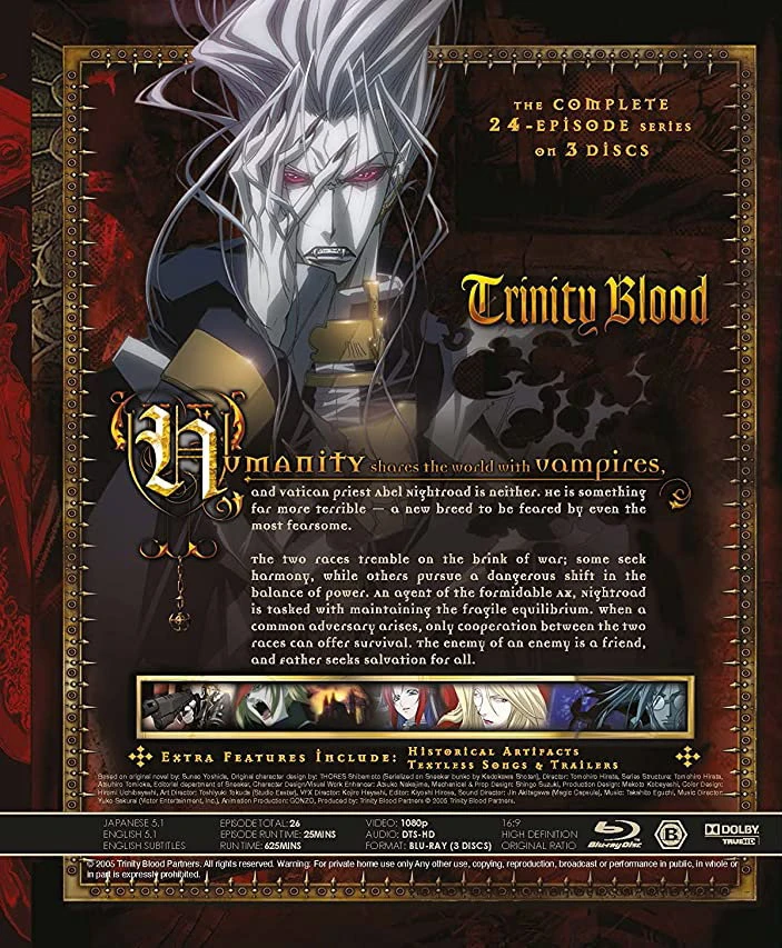 „Trinity Blood“ kolekcininko leidimas