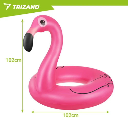 Pripučiamas žiedas - flamingas 102 cm Trizand