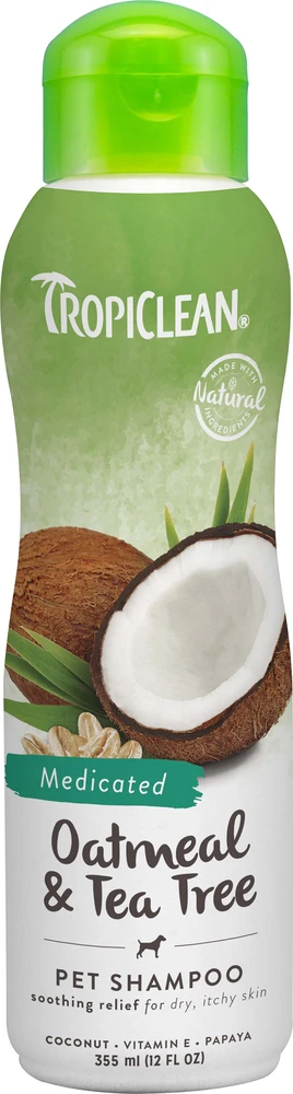 Tropiclean - avižinių dribsnių ir arbatmedžio šampūnas - 355 ml (719.2108)