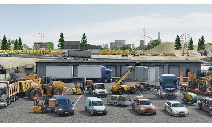 Aerosoft PS4 sunkvežimių ir logistikos simuliatorius