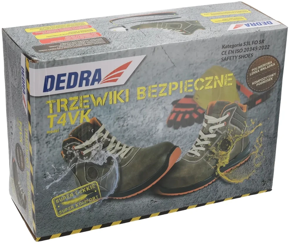 Dedra Apsauginiai batai T4 crazy horse dydis 44 kat S3 SRC