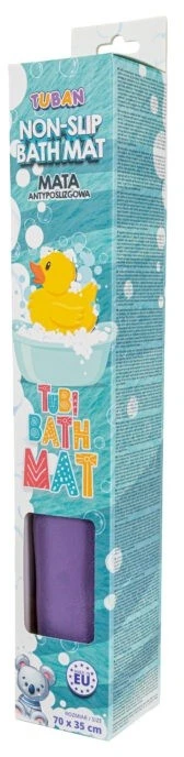Tuban Anti-slip bath mat Tubi violetinė 70cm ZA5974