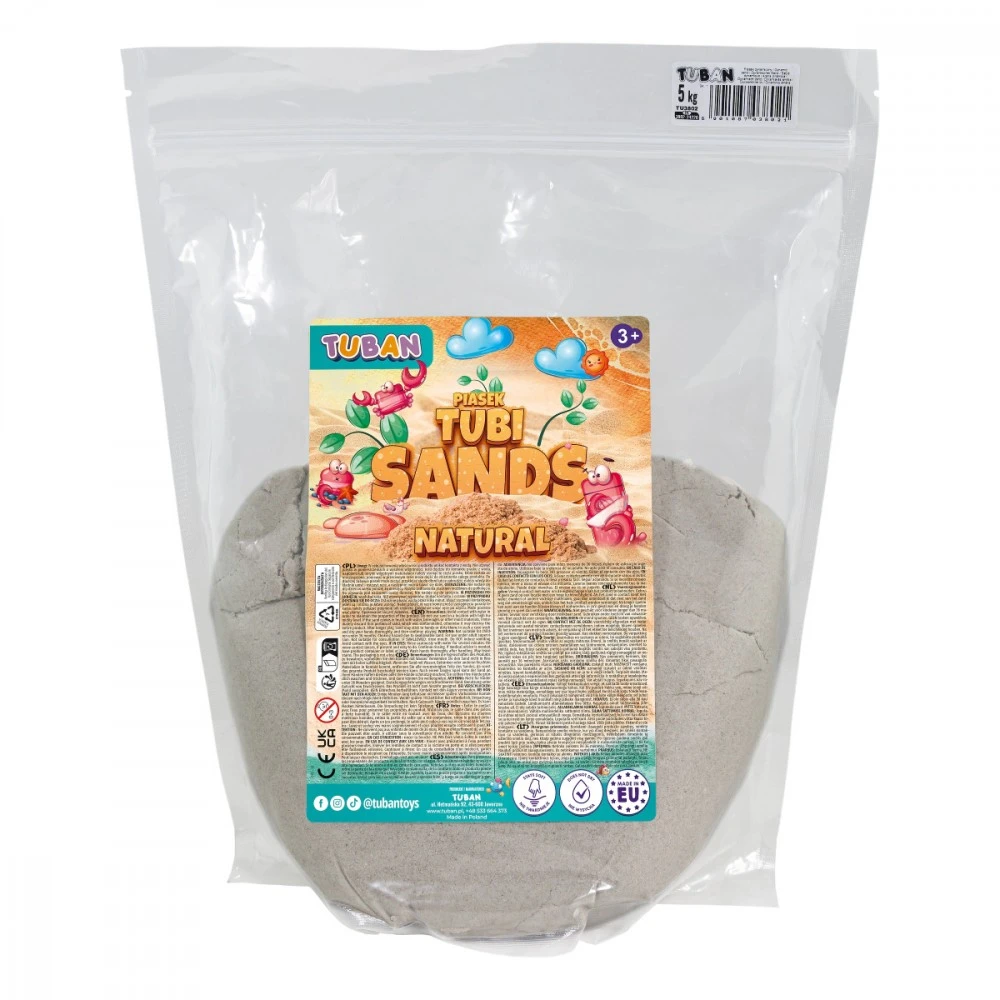 Tuban Dinaminis smėlis - Natūralios spalvos - 5kg