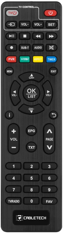 Cabletech DVB-T2 H.265 HEVC imtuvas