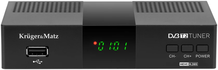 Kruger & Matz DVB-T2 H.265 HEVC imtuvas