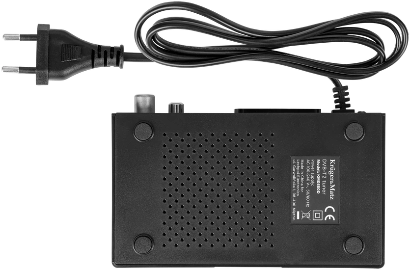 Kruger & Matz DVB-T2 H.265 HEVC imtuvas