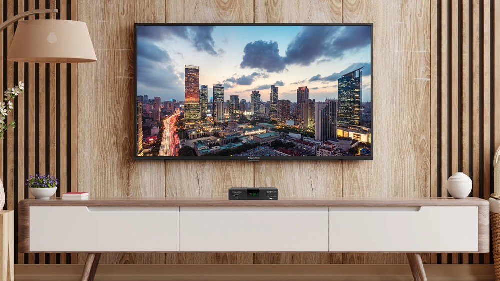 Kruger & Matz DVB-T2 H.265 HEVC imtuvas