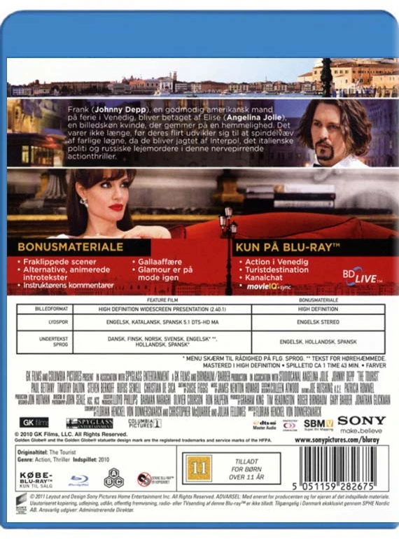 Turistas (Johnny Deppas ir Angelina Jolie)