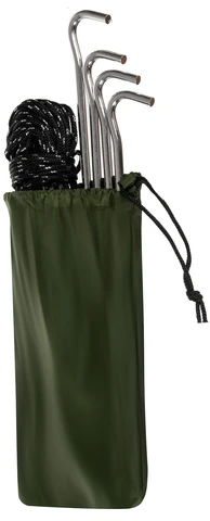 Turistinis hamakas su brezentu ir tinkleliu nuo uodų 260x140 cm Trizand