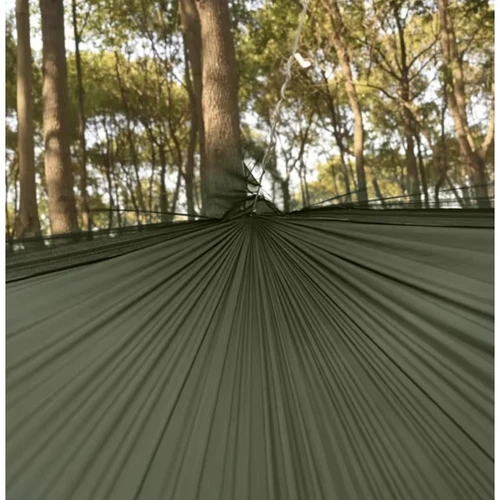 Turistinis hamakas su brezentu ir tinkleliu nuo uodų 260x140 cm Trizand