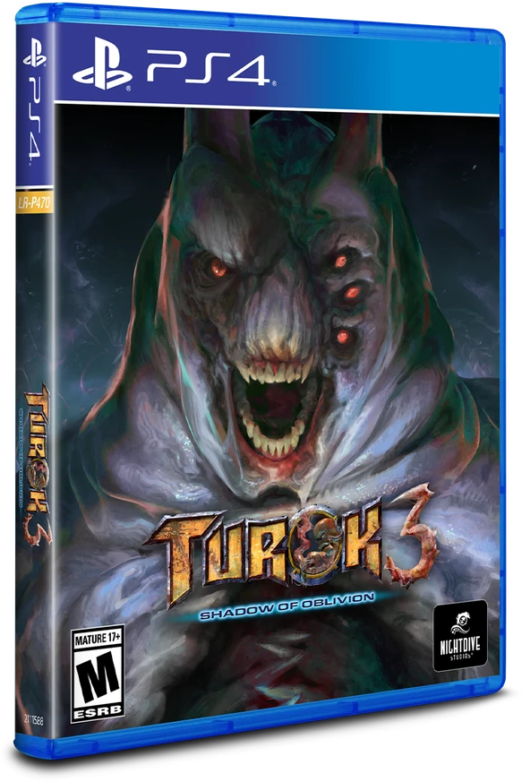Limited Run Riboto leidimo „Turok 3: Shadow of Oblivion“ – „PlayStation 4“