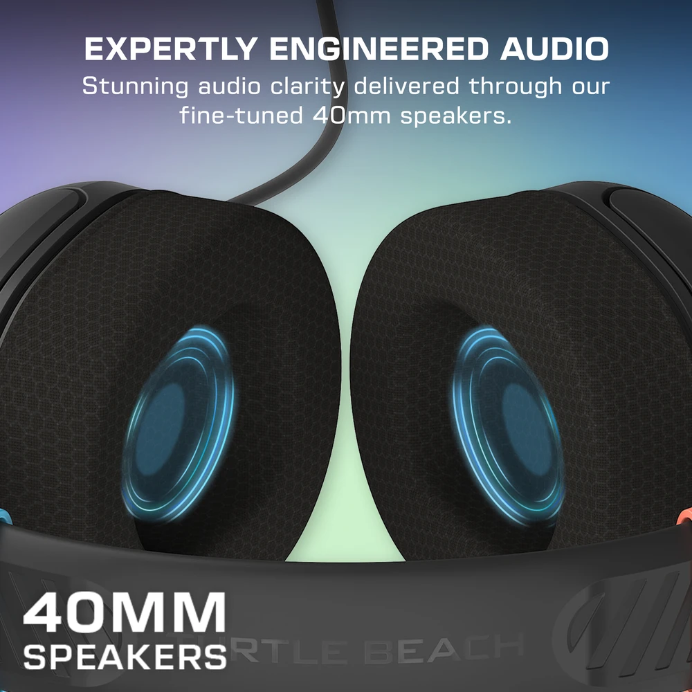 „Turtle Beach Airlite Fit“ ausinės, juodos spalvos, skirtos „Nintendo Switch™ 2“