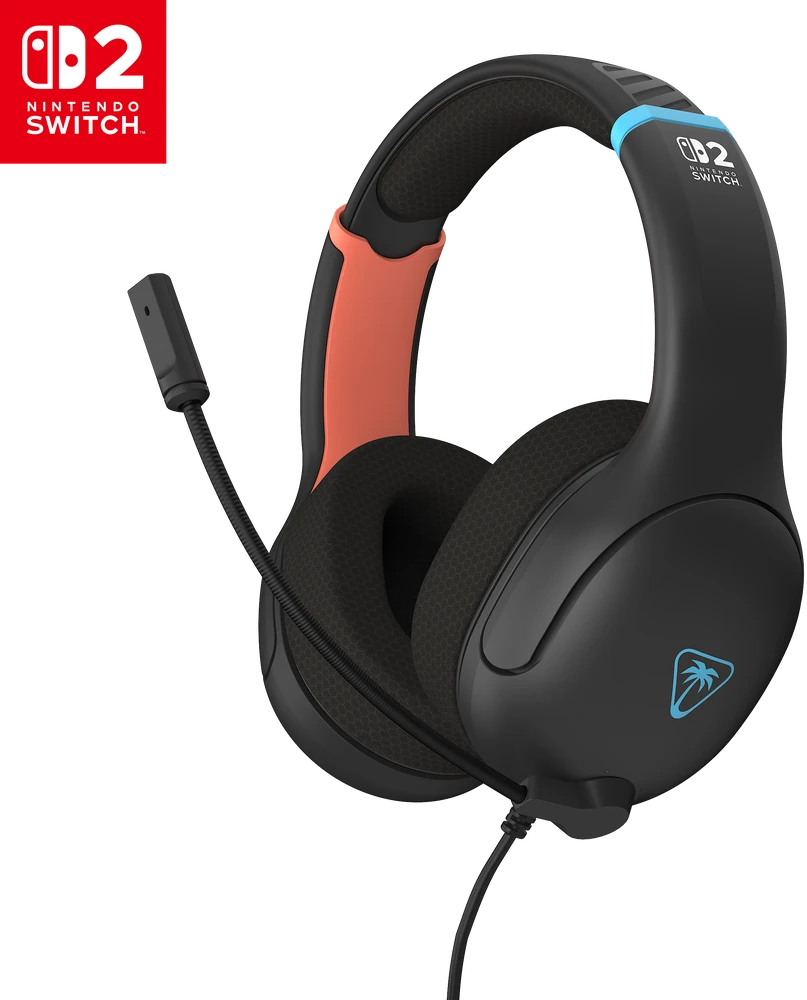 „Turtle Beach Airlite Fit“ ausinės, juodos spalvos, skirtos „Nintendo Switch™ 2“