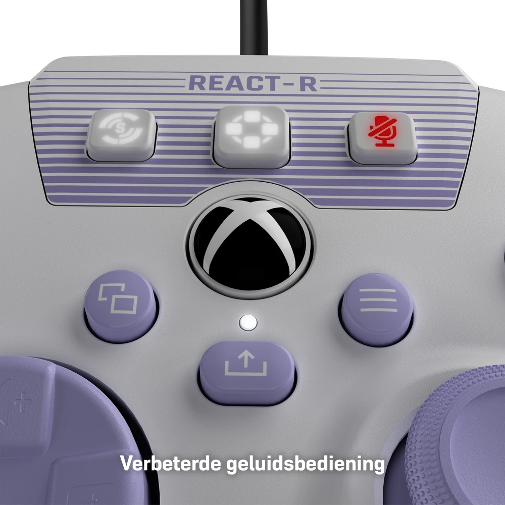Turtle Beach React-R XBOX X/S Baltas-Violetinė