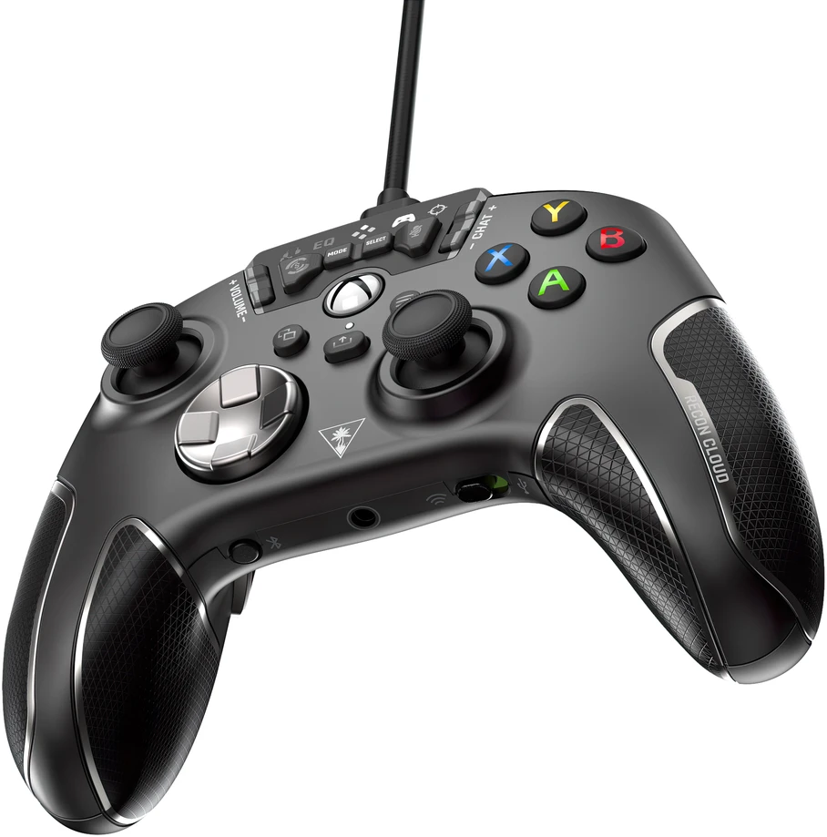 Turtle Beach žaidimų pultas Recon Cloud/ Wired Game Controller with Bluetooth for Xbox Series X|S, Xbox One, Windows, Android Mobile Devices/Juodos spalvos