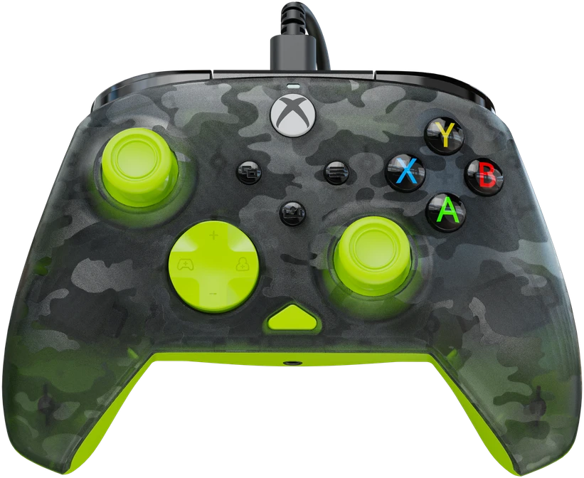 Turtle Beach Rematch Core Laidinis Žaidimų Pultelis | Ghost Camo Juoda/Geltona | XBOX