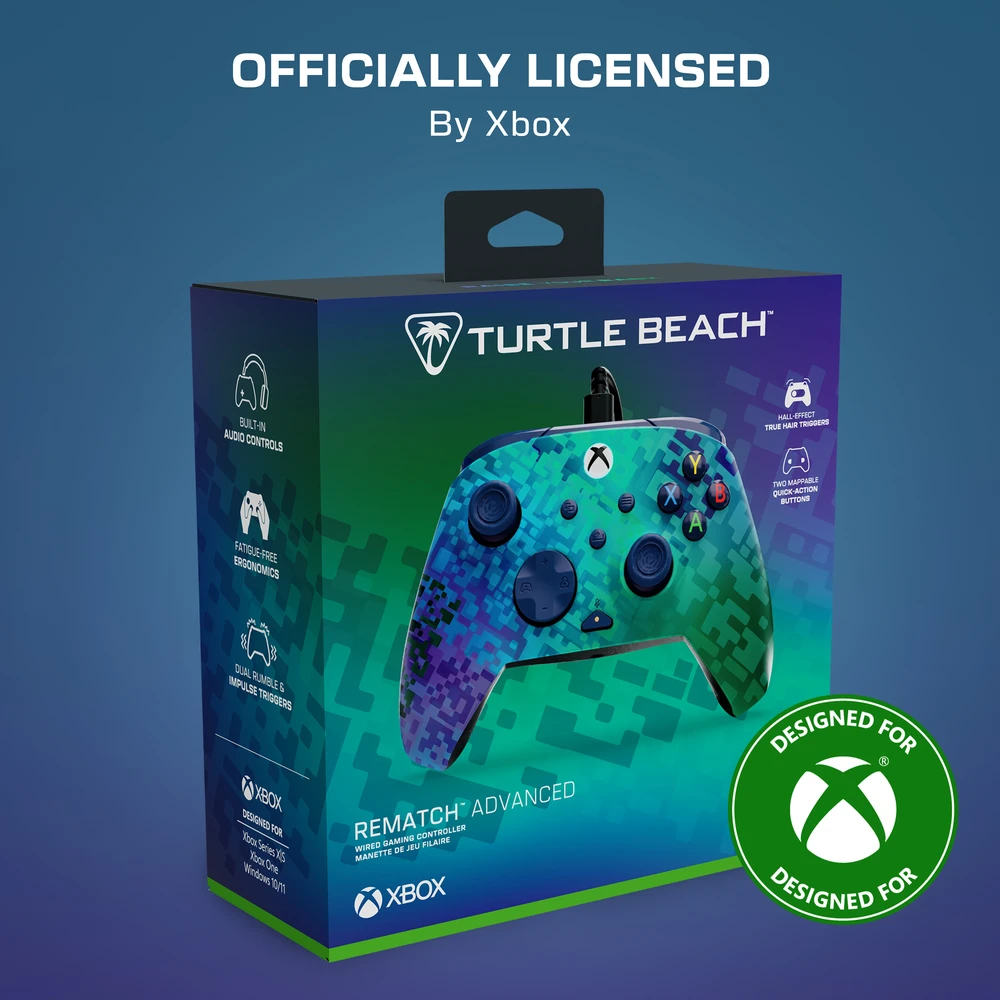 Turtle Beach Rematch Advanced Glitch Žalias laidinis žaidimų valdiklis | XBOX | PC