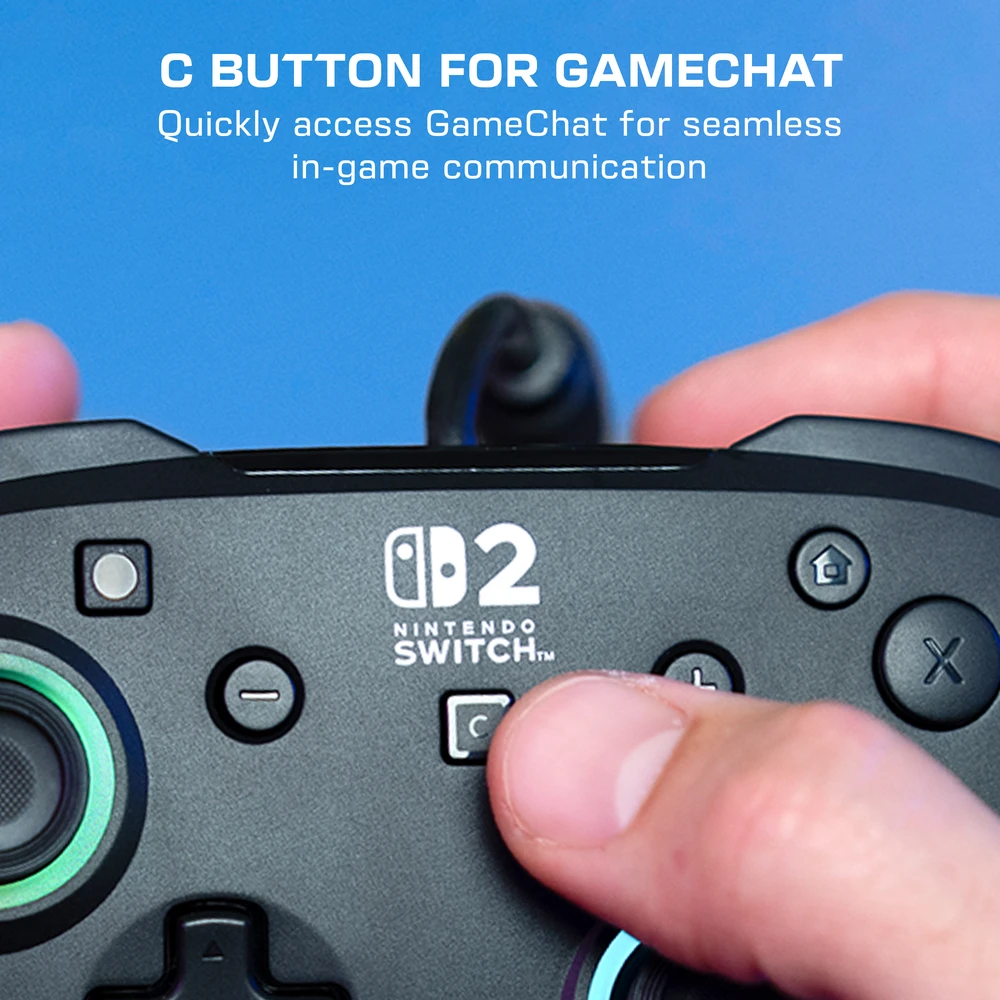 Turtle Beach Afterglow Wave laidinis žaidimų pultelis | Juodas | Switch 2