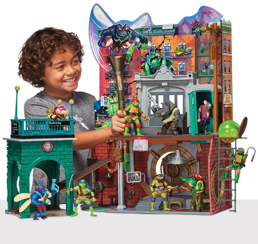 Mutant TMNT žaidimų komplektas Sewer Lair, 83478