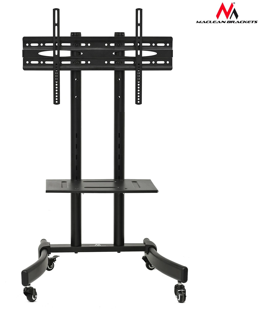 Square Enix Just „Maclean“ televizoriaus stovo vežimėlis, profesionalus, ant ratukų, maks. 32–65", maks. 40 kg, MC-739