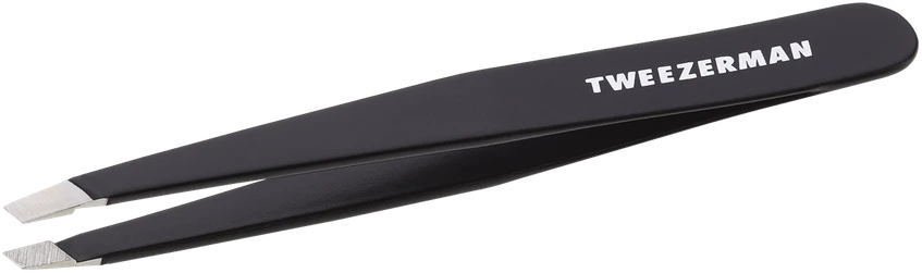 Tweezerman "Slant Midnight Sky" pincetas juodas