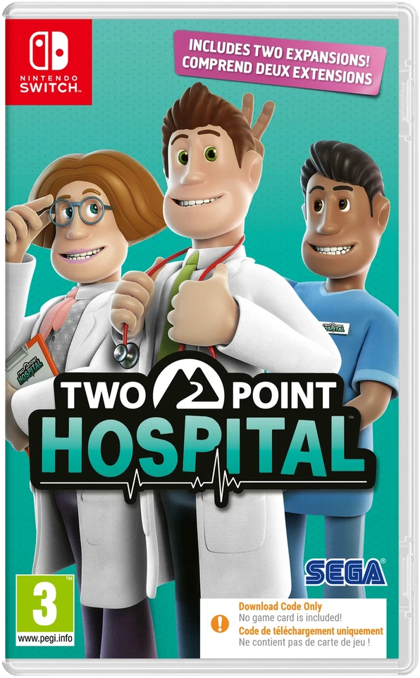 Two Dviejų taškų ligoninė (kodas dėžutėje) – Nintendo Switch