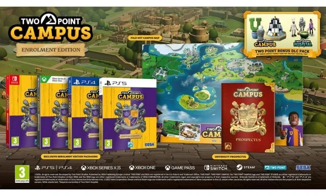 „Two Point Campus“ – registracijos leidimas – „Nintendo Switch“.