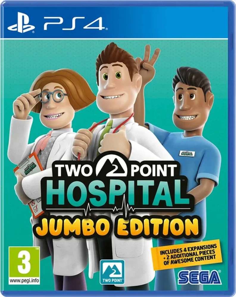„Sega“ „Two Point Hospital“ („Jumbo Edition“) – „PlayStation 4“.