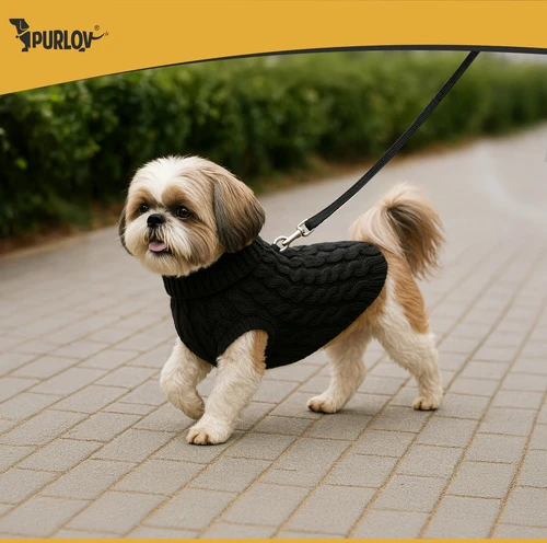 Dog/cat clothes dydis L juodas Purlov 26218