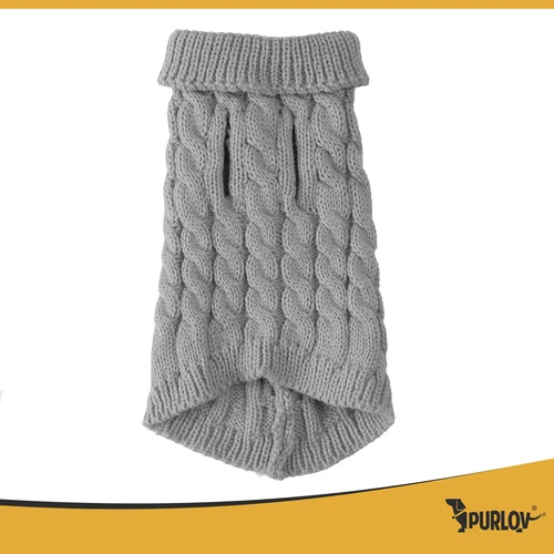 Dog/cat clothes dydis M pilka Purlov 26217
