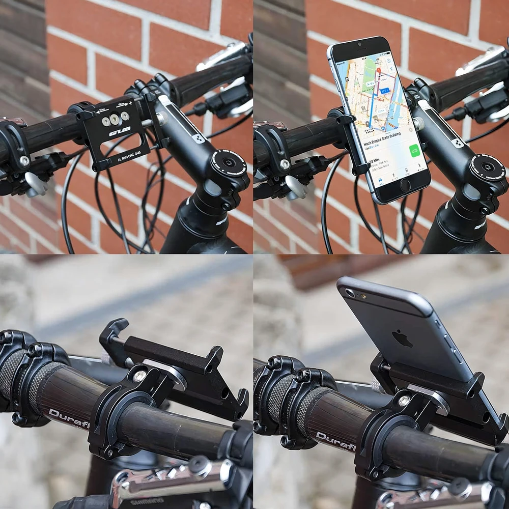 Uchwyt Laikiklis Dviračio vairo telefono laikiklis motociklui, tvirtas ir tvirtas