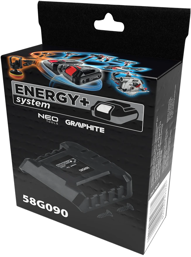 Graphite Laikiklis „Energy+“ baterijų laikiklis