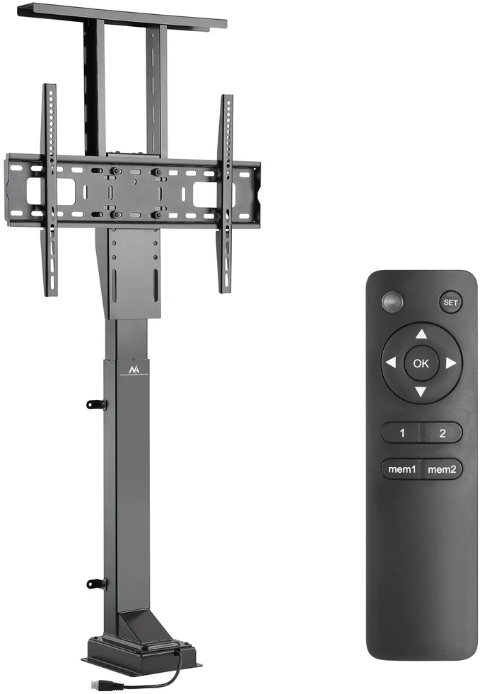 Elektrinis ištraukiamas televizoriaus laikiklis Maclean MC-866 | 37''-65'' | maks. 50kg | VESA 600x400