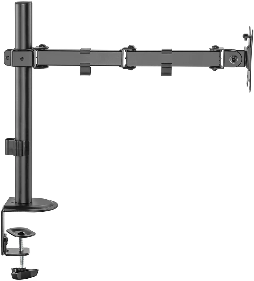 Maclean MC-753N LCD monitorius stalinis laikiklis 17-32" 9kg VESA 75x75 100x100 Vienos rankos ištiesiamas reguliuojamas
