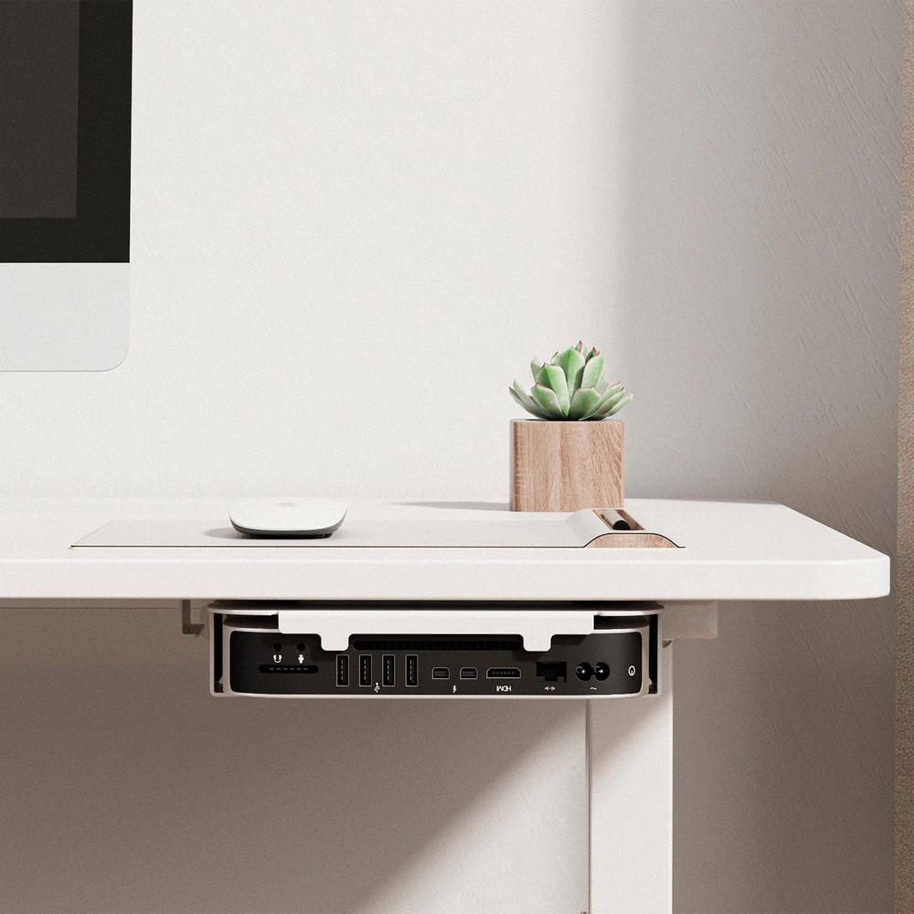 Laikiklis Maclean MC-473 MAC Mini Mount, VESA 75x75 100x100 Suderinamas su Mac Mini, pagamintas po 2014 m.