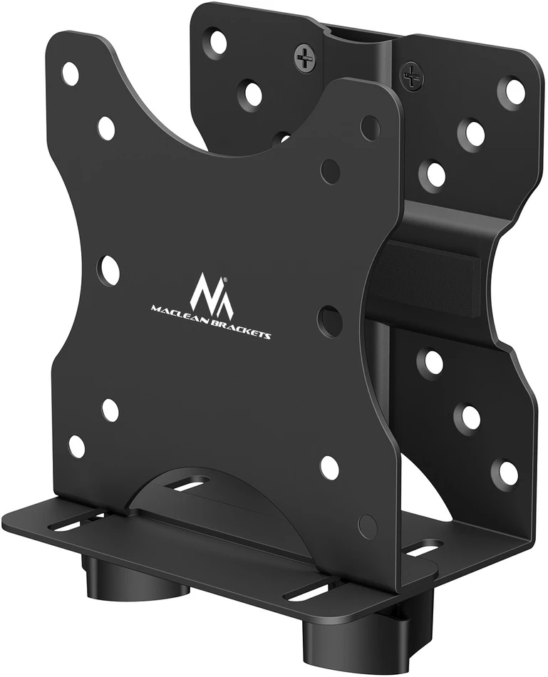 Laikiklis „Maclean“ mini kompiuterio laikiklis/pakabiklis, 17–70 mm, suderinamas su VESA, maks. 5kg, juodas, MC-115 B