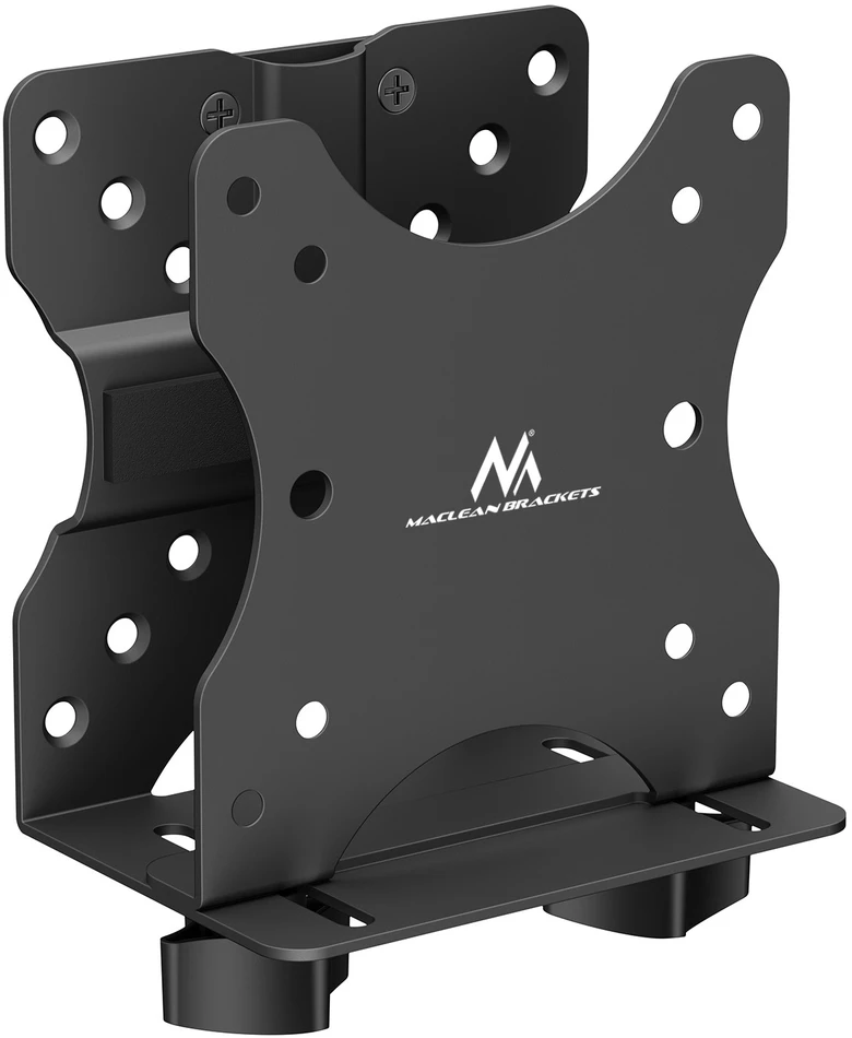 Laikiklis „Maclean“ mini kompiuterio laikiklis/pakabiklis, 17–70 mm, suderinamas su VESA, maks. 5kg, juodas, MC-115 B