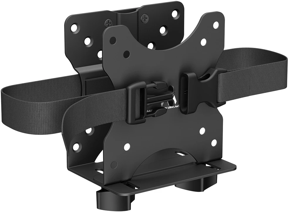 Laikiklis „Maclean“ mini kompiuterio laikiklis/pakabiklis, 17–70 mm, suderinamas su VESA, maks. 5kg, juodas, MC-115 B
