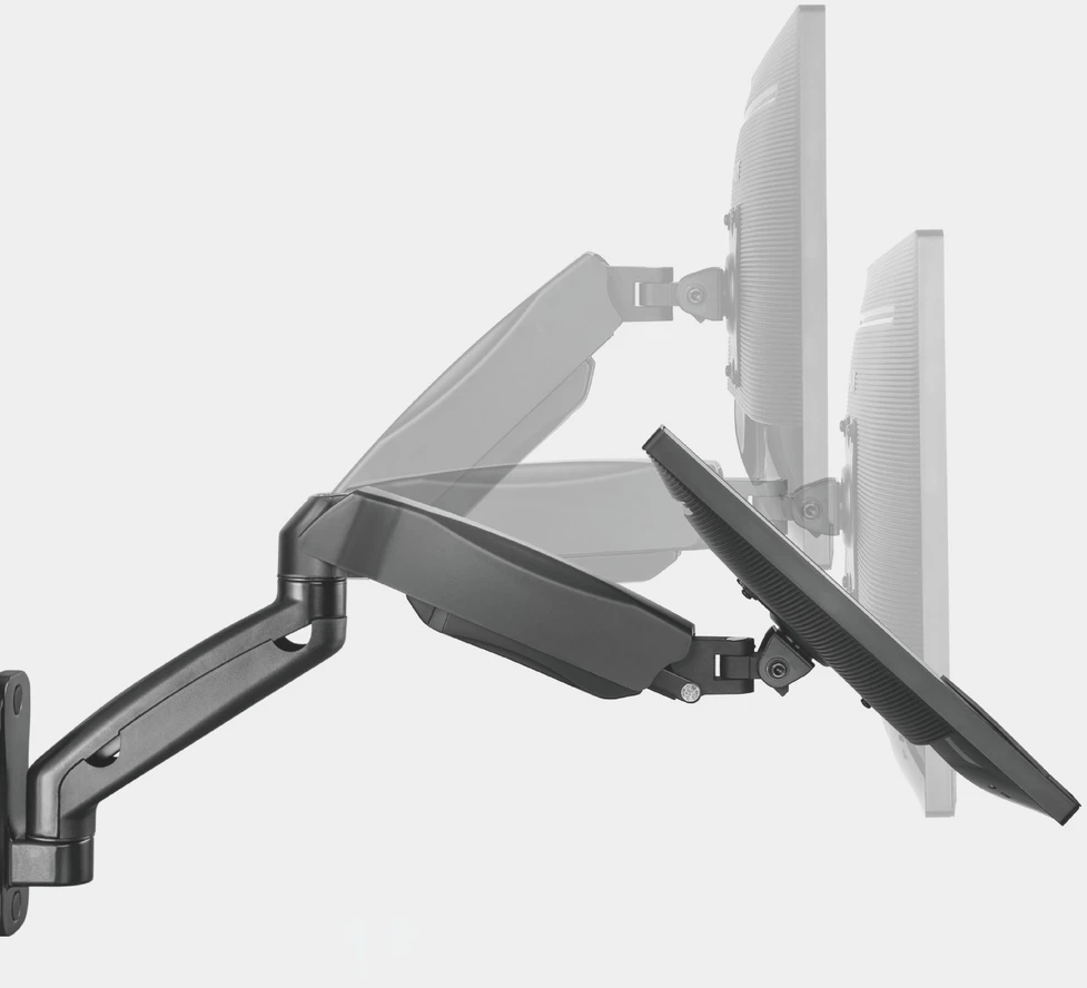 Laikiklis „Maclean“ monitoriaus sieninis laikiklis, 17–32 colių, maks. 9kg, mechaninė spyruoklė, MC-979