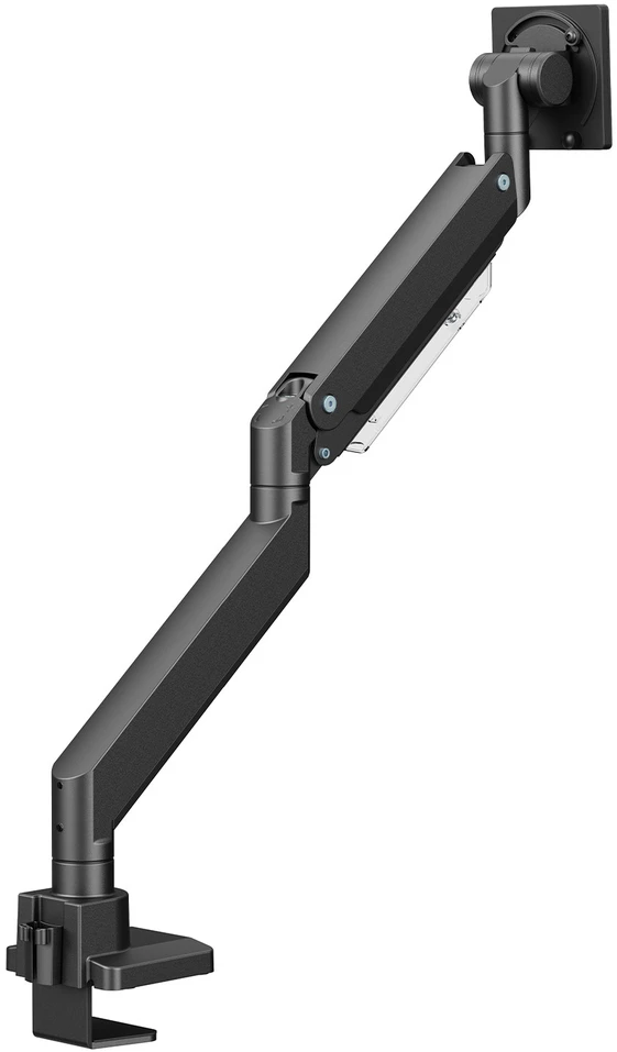 Maclean MC-968 Dvigubos rankenos monitoriaus laikiklis su dujine spyruokle 17-57" 27 kg Sunkios apkrovos, tvirtas viso judesio laikiklio laikiklis Max VESA 200x200
