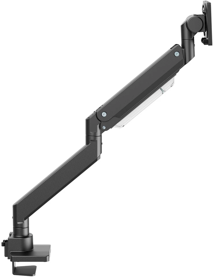 Maclean MC-968 Dvigubos rankenos monitoriaus laikiklis su dujine spyruokle 17-57" 27 kg Sunkios apkrovos, tvirtas viso judesio laikiklio laikiklis Max VESA 200x200