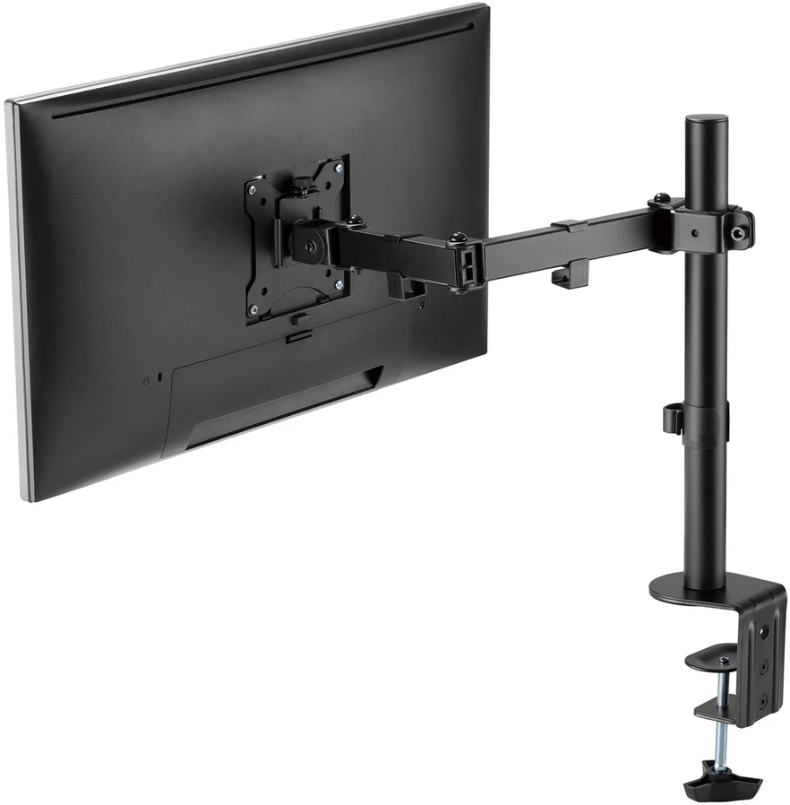 Uchwyt „Maclean“ monitoriaus stalo laikiklis/pakabiklis, dviguba svirtis, VESA 75x75 ir 100x100, 17–32 colio, 8kg, MC-883